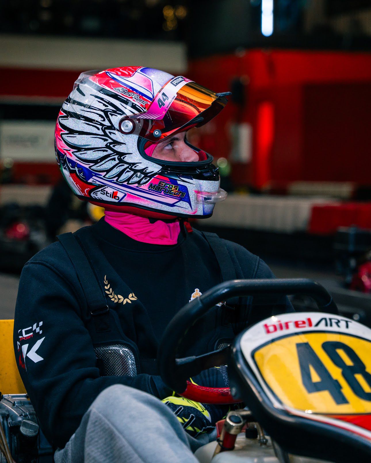 PRIME Racing go-kart partenza gara karting Svizzera