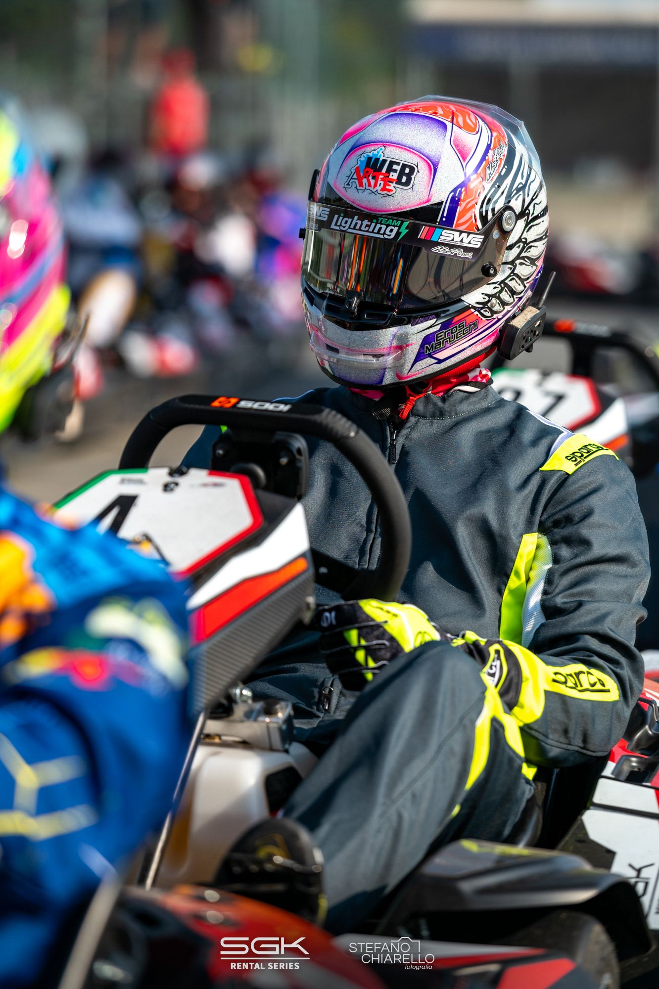 PRIME Racing Eros pit stop go-kart gara karting Svizzera