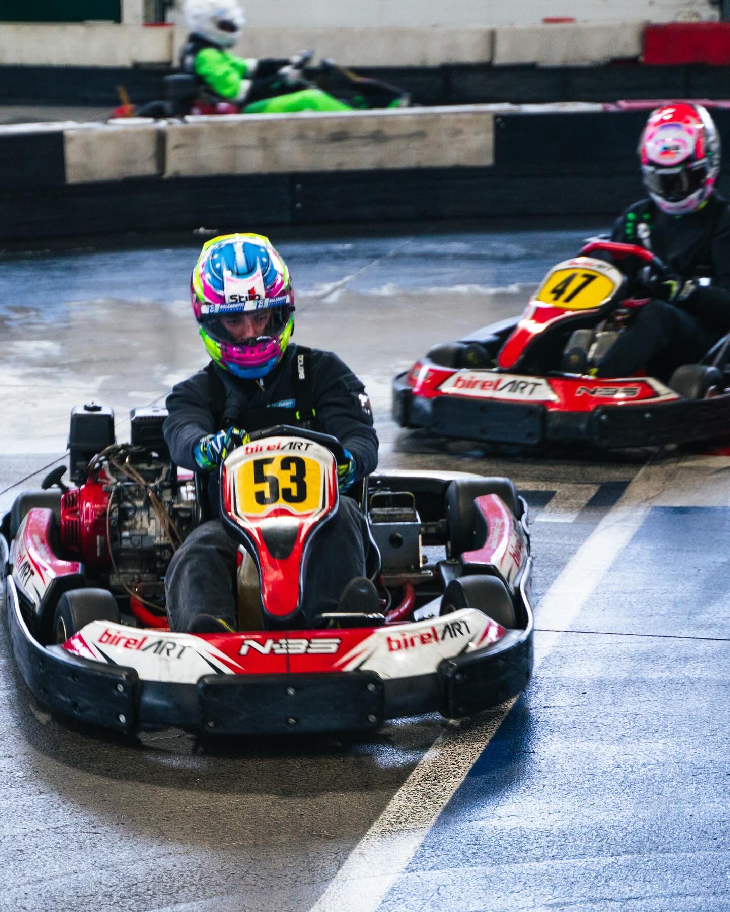 Foto di gruppo team PRIME Racing dopo campionato karting