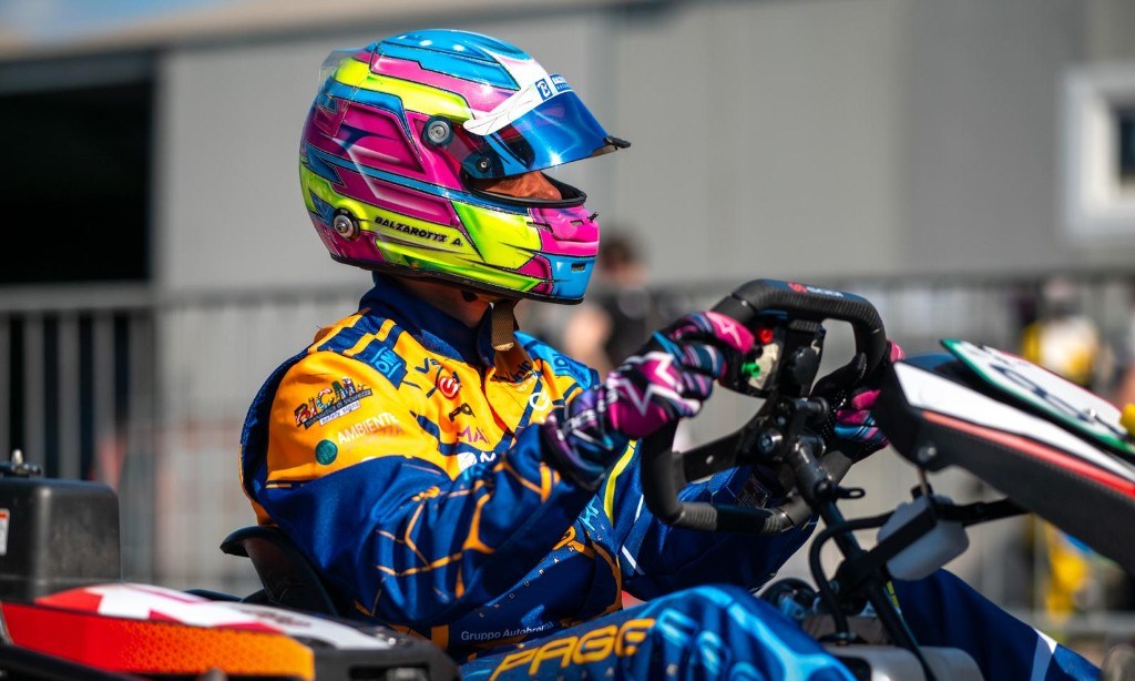 Alessandro Balzarotti di PRIME Racing in gara nella SGK Rental Series